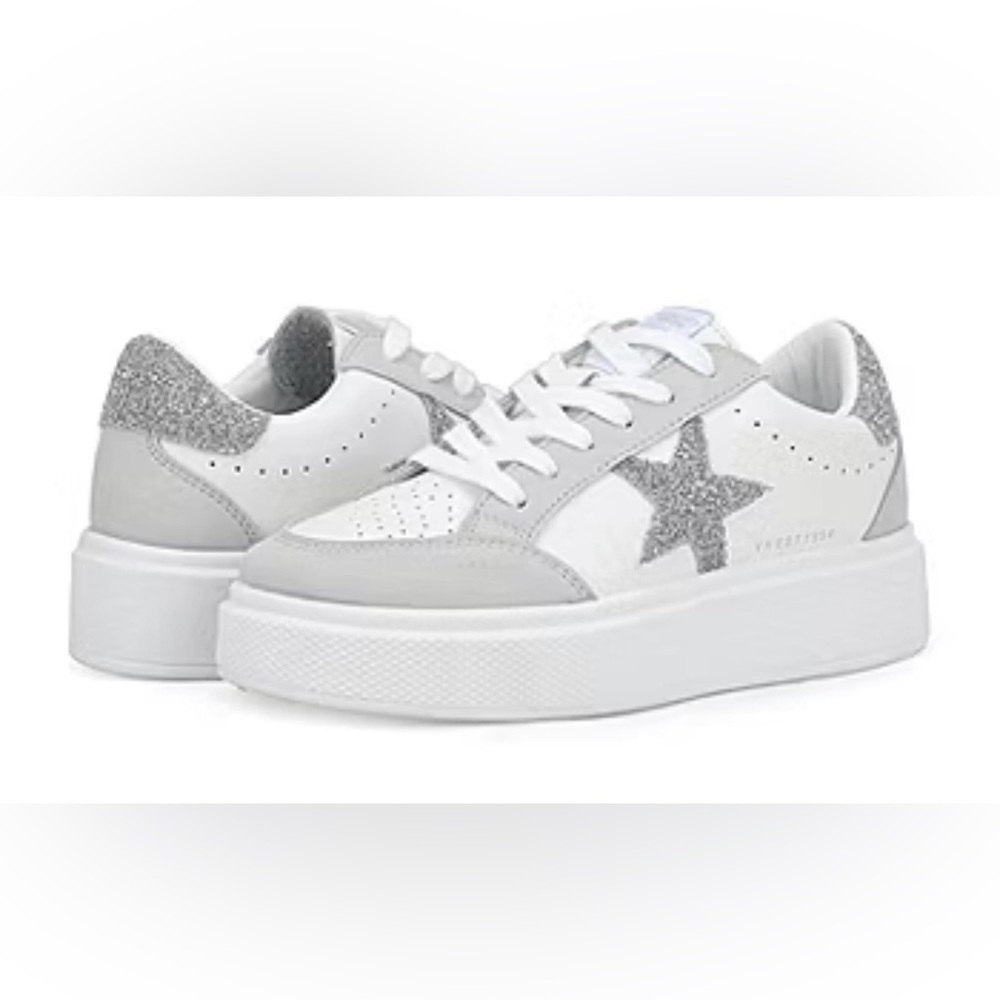 Vintage Havana White and Light Gray Star Sneakers (NEW) - Picture 7 of 15